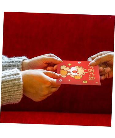 HOMSFOU 6pcs Envelopes Wedding Favors Gifts Creative Red Packet Red Pocket for New Year Dragon Packets Spring Festival Red Packet Dragon Style Red Packet Dragon Bag Paper Lucky - Buy Online on GoSupps.com