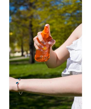 Calypso Carrot Oil Deep Tanning Spray with SPF2 200 ml - Buy Online on GoSupps.com