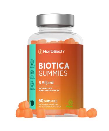 ProBio 5 Billion CFU 60 Vegan Erasers Biotics Gummies for Men and Woman Digestive Health Horbach