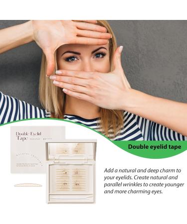 Eyelid Lifter Strips | Waterproof Double Eyelid Tape - Invisible Eyelid Lift Strips Glue- And Invisible Eyelashes For Uneven Mono-Eyelids Shakven M Crescent (120 Stickers) - Buy Online on GoSupps.com