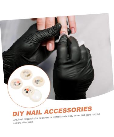 Beavorty 12 Boxes halloween manicure halloween makeup halloween make up Nail decorations for Halloween DIY Halloween nail decorations gemstones for nails nail art gems punk nail charms flat - Buy Online on GoSupps.com