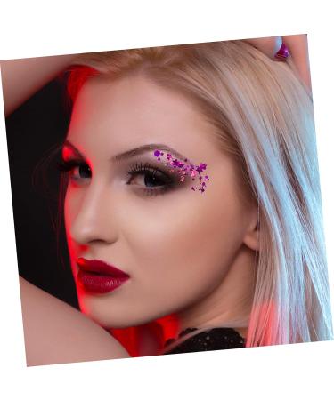 SOESFOUFU 4pcs Set Colorful Eye Shadow White Glitter Eyeshadow Glitter Flakes Body Glitter Gel Liquid - Buy Online on GoSupps.com