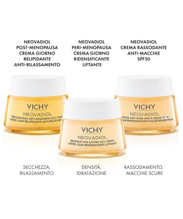 Vichy Neovadiol Peri MENOPAUSE Face Cream for women 50 plus normal or dry skin 50ML. Plumping Face Moisturizer with Hyaluronic Acid Niacinamide & Proxylane for wrinkles & elasticity DRY SKIN (RICH TEXTURE) - Buy Online on GoSupps.com