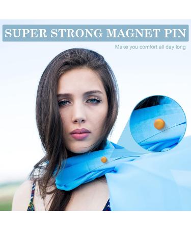 Pletpet 8 Pairs Magnetic Hijab Pins Strong Scarf Magnets for Women Colorful and Professional Rustic Style - Buy Online on GoSupps.com