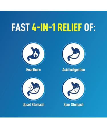 Alka-Seltzer Antacid Heartburn Relief Effervescent Tablets - Antacid Tablets For Heartburn And Upset Stomach Contains Sodium Bicarbonate And Citric Acid Lemon Lime Flavour 3x24 Tablets (72) - Buy Online on GoSupps.com