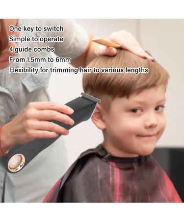 Electric Hair Clipper R Shaped Angle Effortless Trimming Simple Operation 4 Guide Combs for Convenient Charging - Buy Online on GoSupps.com