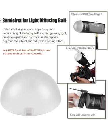 Godox AK-R1 Round Flash Head Accessories Kit for V1 Speedlight - Compatible with AD200 AD200pro Pocket Flash - Buy Online on GoSupps.com