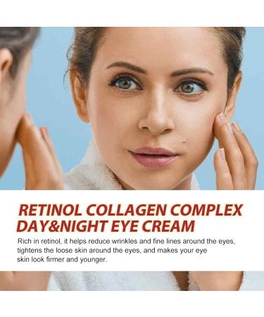 Retinol Collagen Complex Day & Night Eye Cream Stick with Hyaluronic Acid Anti-Aging Formula Firming Moisturizing 4g/0.14oz - Buy Online on GoSupps.com
