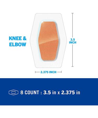 Nexcare Waterproof Clear Bandages for Knee and Elbow - 192 Count | Minimal Residue | Bath, Shower, and Pool Proof - Buy Online on GoSupps.com