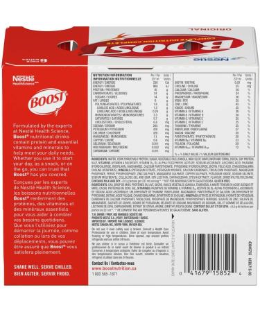 BOOST Original Chocolate 6x237ml (Pack of 6) - Buy Online on GoSupps.com