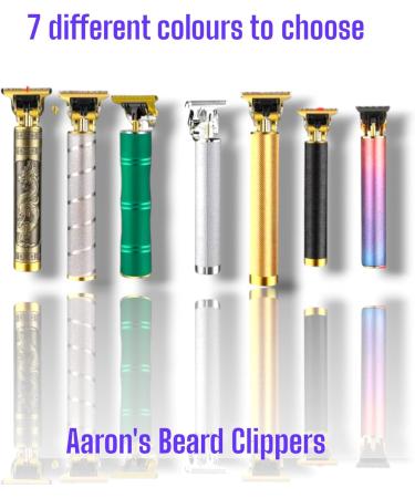 Aarons Beard Trimmer |Men Cordless Hair Clippers |Shavers For Men Premium Beard Grooming Kit For Barbers |USB TypeC Rechargeable Mens Shaver |Trimmer For Men |Gifts For Men |4 Limit Professional Combs Green - Buy Online on GoSupps.com