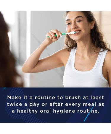GuruNanda Mentadent Manual Toothbrush for Adults & Kids - Extra Cleaning with Soft Bristles for White Teeth Family Pack of 4 - Buy Online on GoSupps.com