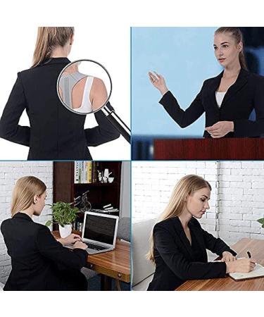 Adjustable Upper Back Brace Straightener Posture Corrector For Student/Adults/Unisex Clavicle Spine Shoulder Support Belt L for Weight 70 - Buy Online on GoSupps.com