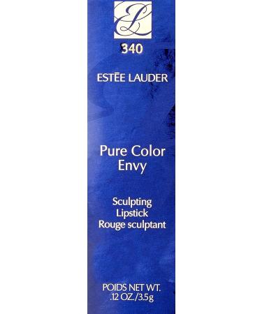Estee Lauder Pure Color Envy Sculpting Lipstick No. 340 Envious 0.12 oz - Long-Lasting Lip Color - Buy Online on GoSupps.com