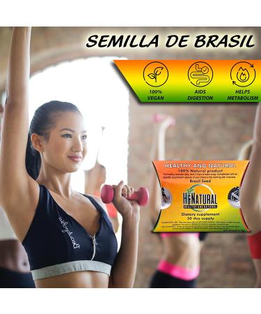 Authentic Semilla De Brazil 100% Original Fat Burner with Original Stamps - Large Size Seed - Orange Box - Buy Online on GoSupps.com
