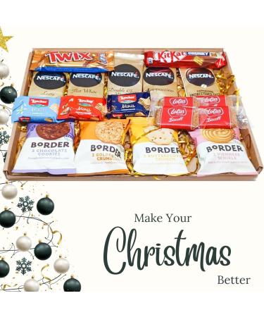 18pc Coffee Chocolate Gift Set Coffee Sachets Biscuits Chocolate Bars Letterbox Gifts Get Well Soon Gifts for Men Birthday Anniversary Valentine Gifts for her Women Mum Dad Fathers Mothers Day Gifts - Buy Online on GoSupps.com