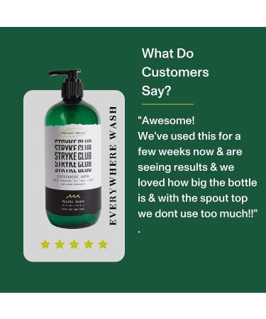 Stryke Club Teen Body Wash - Breakout Fighting Facial Cleanser & Shower Gel 16 Oz - Buy Online on GoSupps.com
