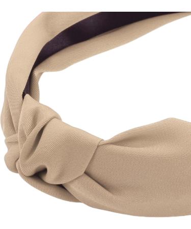 VOCOSTE Knotted Headband for Women Non-Slip Fashion Hair Accessories Khaki - Buy Online on GoSupps.com
