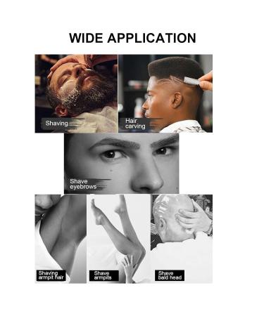 Premium Blue Straight Edge Razor - Stainless Steel Manual Hairdressing Tool for Salons & Home Use - Buy Online on GoSupps.com