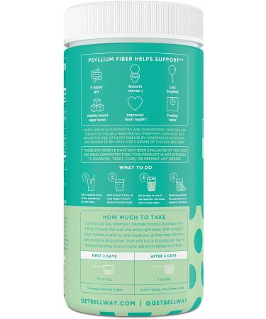 Bellway Fiber Super Powder - Lemon Lime Flavor - 8.2 oz | Sugar-Free Psyllium Husk Supplement - Buy Online on GoSupps.com