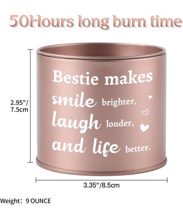 Premium Lavender Candle - Perfect Bestie Birthday Gift | Scented Best Friend Candle | 9oz Friendship Gift - Buy Online on GoSupps.com