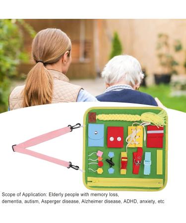 Memory Loss Fidget Blanket | Sensory Pad for Dementia & Alzheimer's | Enhance Mental Stimulation & Comfort - Buy Online on GoSupps.com