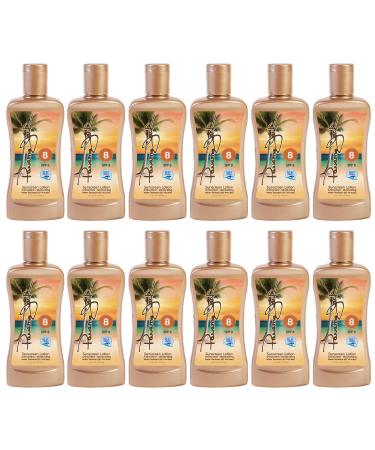 Panama Jack SPF 8 Tanning Lotion - Reef-Friendly, Antioxidant Moisturizing Formula (2 Pack, 6 FL OZ) - Buy Online on GoSupps.com