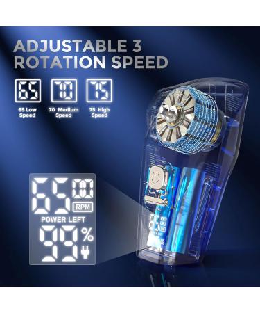 BlueFire Head Shaver for Men Waterproof 7 Head Mens Electric Razors Wet and Dry Smooth Rotary Shavers Special Designed for Cordless Bald Head and Face Shaving - Buy Online on GoSupps.com
