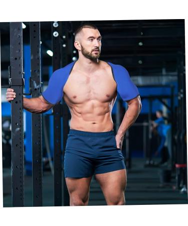 Buy NOLITOY Adjustable Basketball Shoulder Pads & Brace - Rubber Protective Gear for Weightlifting & Sports 75x15cm Blue - International Shipping Available - Buy Online on GoSupps.com