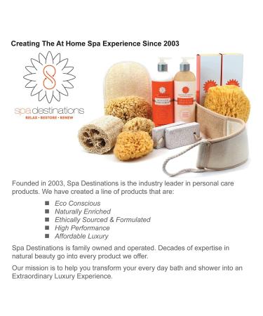 Ultimate Spa Gift Set for Women - 11-Piece Tropical Scent Bath & Shower Experience | Includes Body Wash Lotion Natural Sponges & Pumice | $110 Value - Buy Online on GoSupps.com