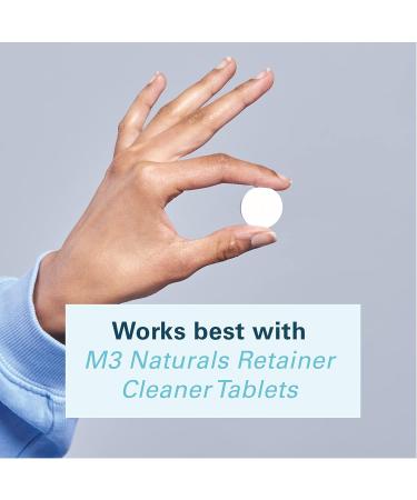 M3 Naturals Retainer Cleaner Tablets and Denture Bath Case - 4 Month Supply - Buy Online on GoSupps.com