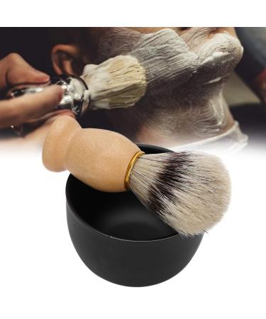 2pcs Set Stainless Steel Shaving Bowl & Brush Kit | Men's Facial Care Tool for Barber Shops | International Shipping Available - Buy Online on GoSupps.com