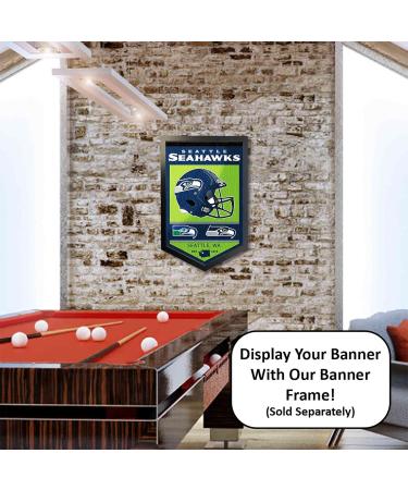 Seattle Seahawks Heritage History Banner Pennant | Premium NFL Memorabilia for Fans - Buy Online on GoSupps.com