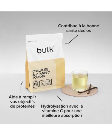 Bulk Collag ne et Vitamine C en Poudre Peptides de Collag ne Mangue 2 kg 132 portions - Buy Online on GoSupps.com