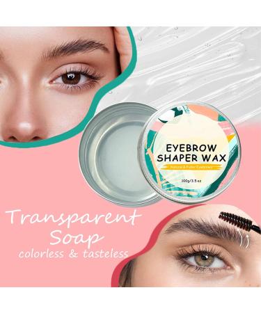 100g Eyebrow Wax - Transparent Brow Styling Soap | Clear Brow Angel with 5 Brushes for Natural Laminating Effect - Buy Online on GoSupps.com
