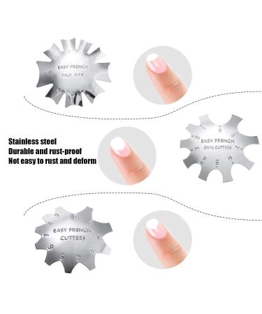 Stainless Steel French Nail Edge Trimmer - DIY Nail Art Tool for Manicurists | International Shipping Available - Buy Online on GoSupps.com