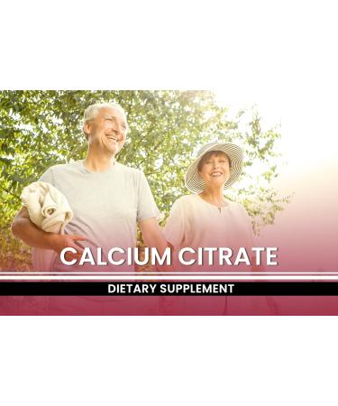 Pure Original Ingredients Calcium Citrate (365 Capsules) No Magnesium Or Rice Fillers Always Pure Lab Verified 365 Count (Pack of 1) - Buy Online on GoSupps.com