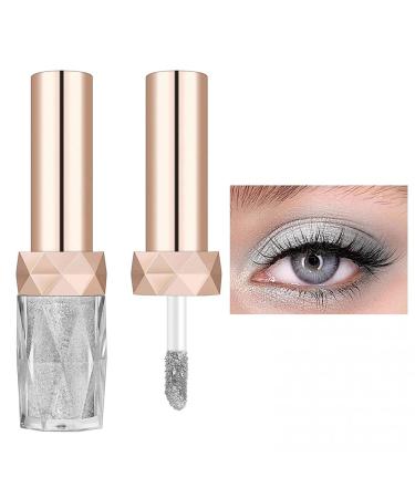 Liquid Eye Shadow High-pigmented Eyeshadow Set 6 Colors Long-Lasting Makeup for Eyeliner Highlight 01