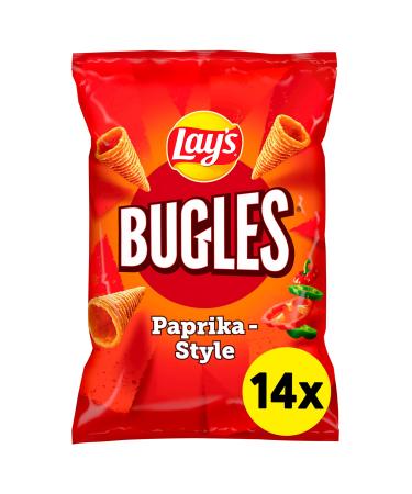 Lay's Bugles Paprika 75 gr - doos 14 zakken