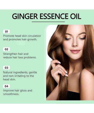 Huile anti-chute de cheveux au gingembre s rum pour la croissance des cheveux favorise la croissance et renforce r pare les cheveux ab m s pour des cheveux plus forts et plus pais (3pcs) - Buy Online on GoSupps.com