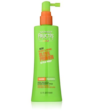Garnier Fructis Sleek & Shine Primer 5.1 Ounce (150ml) 5.10 Fl Oz (Pack of 1)