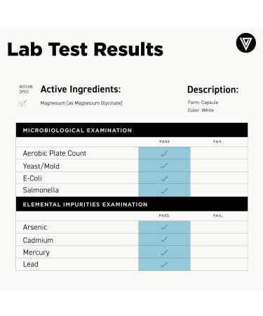 Vital Vitamins Magnesium Glycinate 500mg - High Absorption Formula - Promotes Relaxation Calmness & Restful Sleep - Pure Magnesium Supplement for Men & Women - 180 Capsules Vegan Non-GMO 180 Count (Pack of 1) - Buy Online on GoSupps.com