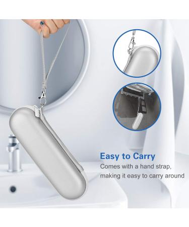 ProCase Hard Shell Travel Case for Oral-B & Philips Electric Toothbrush - Durable EVA Holder Portable Travel Box Silver - Buy Online on GoSupps.com