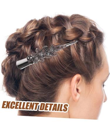 SOESFOUFU Crocodile Hair Clips Barrette Rhinestone Hair Barrette Rhinestone Barrettes for Women Bill Clips Hair Sparkly Hair Clips Glitter Hair Clips Fancy Clips for Women Billed Hair Clips - Buy Online on GoSupps.com