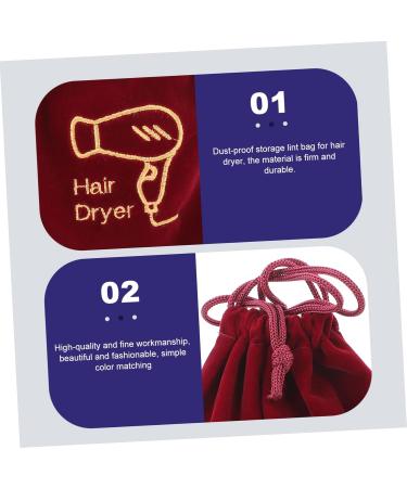 FOMIYES 6 Pcs Storage Bag Travel Hair Dryer Travel Suitcases Canvas Drawstring Bag Hair Dryer Supplies Candy 36.5X26.5X1CMx3pcs Assorted Colorx3pcs - Buy Online on GoSupps.com