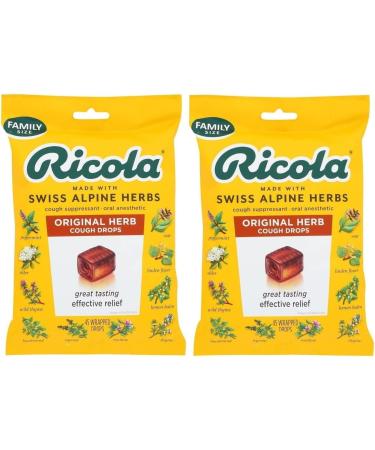 Shop Ricola Original Herbal Cough Drops & Weekly Pill Organizer - 90 Drops - Fast International Shipping - Buy Online on GoSupps.com