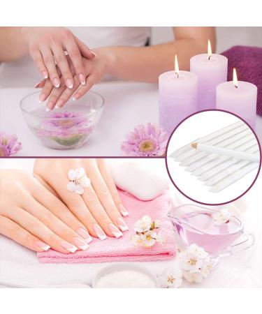 12-Piece White Nail Whitening Pencils with Cuticle Pusher - DIY French Nail Design Manicure Supplies - Buy Online on GoSupps.com