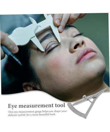 Orbital Measuring Device: Stainless Steel Caliper for Double Eyelid Surgery & Microblading | Eyebrow Ruler Tool - Buy Online on GoSupps.com