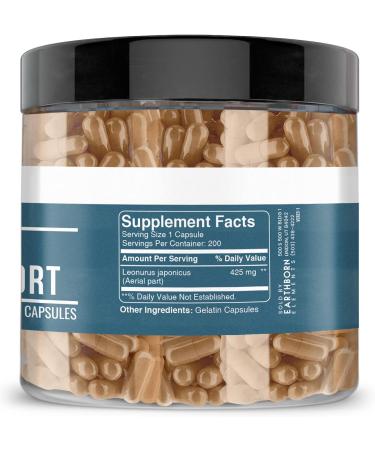 Earthborn Elements Chinese Motherwort & Dong Quai Capsules Bundle (200 Capsules) Pure & Undiluted No Additives - Buy Online on GoSupps.com