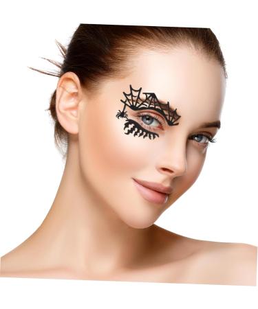 FRCOLOR 4 Pairs Eye Shadow Stickers False Eyelashes Black Sticker Eye Stickers Makeup 3D Fake Eyelashes Scary Eye Sticker Eyeshadow Decal Child Party Bag Emptiness Paper - Buy Online on GoSupps.com